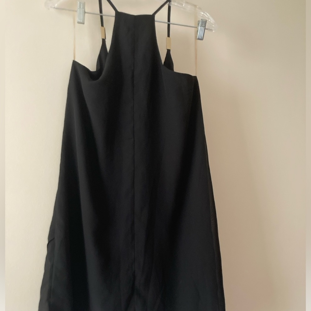VENUS Black Racerback V-neck Tunic Dress, size 8 - Picture 8 of 9